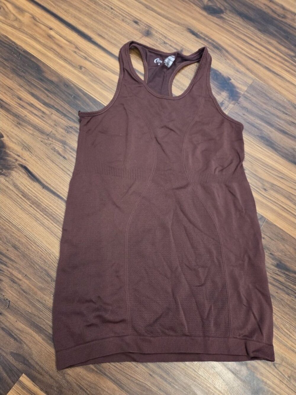 Zyia Copper Charged Tank Top Size S Fig Purple Magenta Seamless Muscle Tank